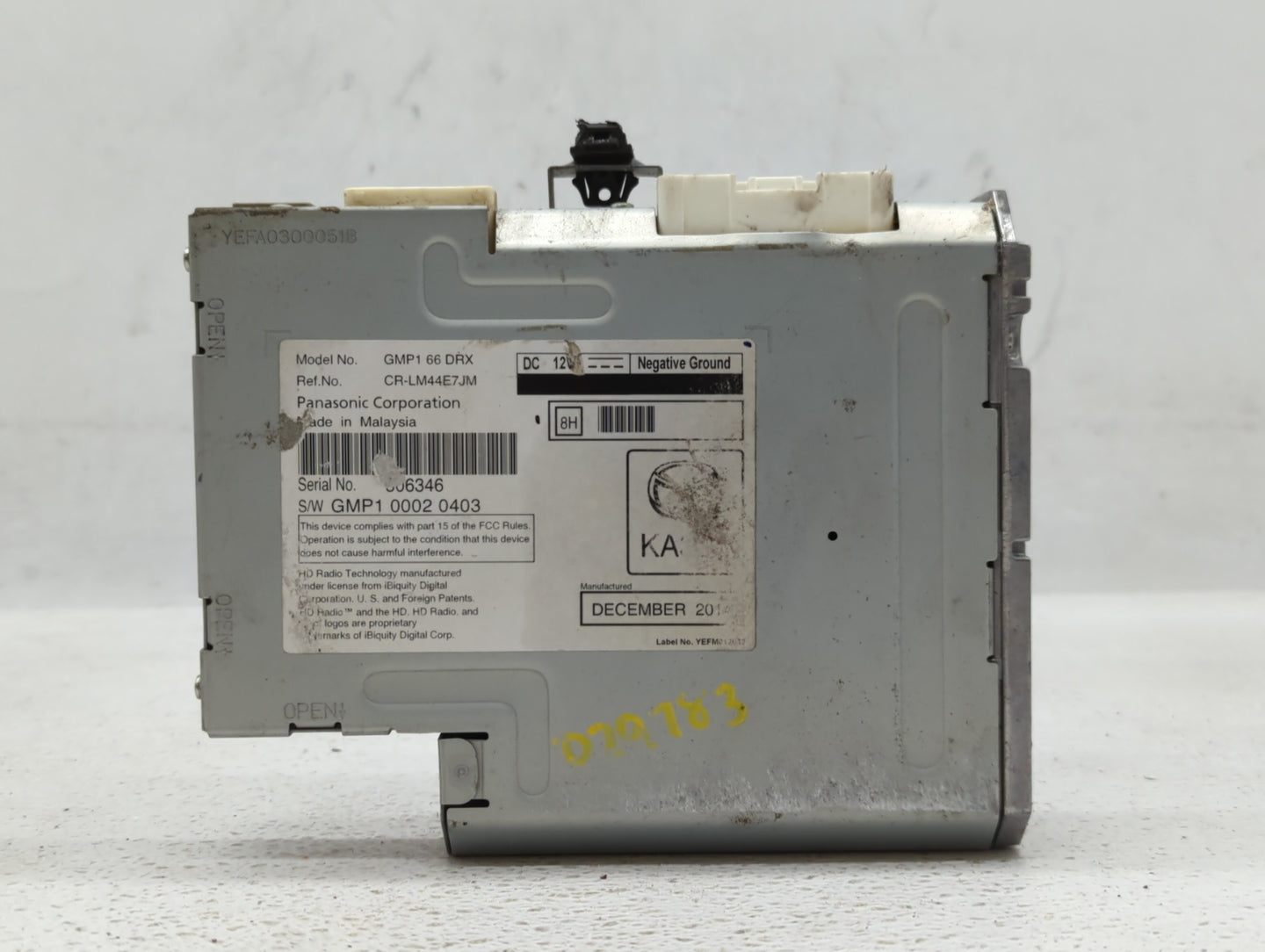 2017 Mazda 6 PCM Engine Control Computer ECU ECM PCU OEM P/N:GMP1 66 DRX Fits OEM Used Auto Parts - Oemusedautoparts1.com