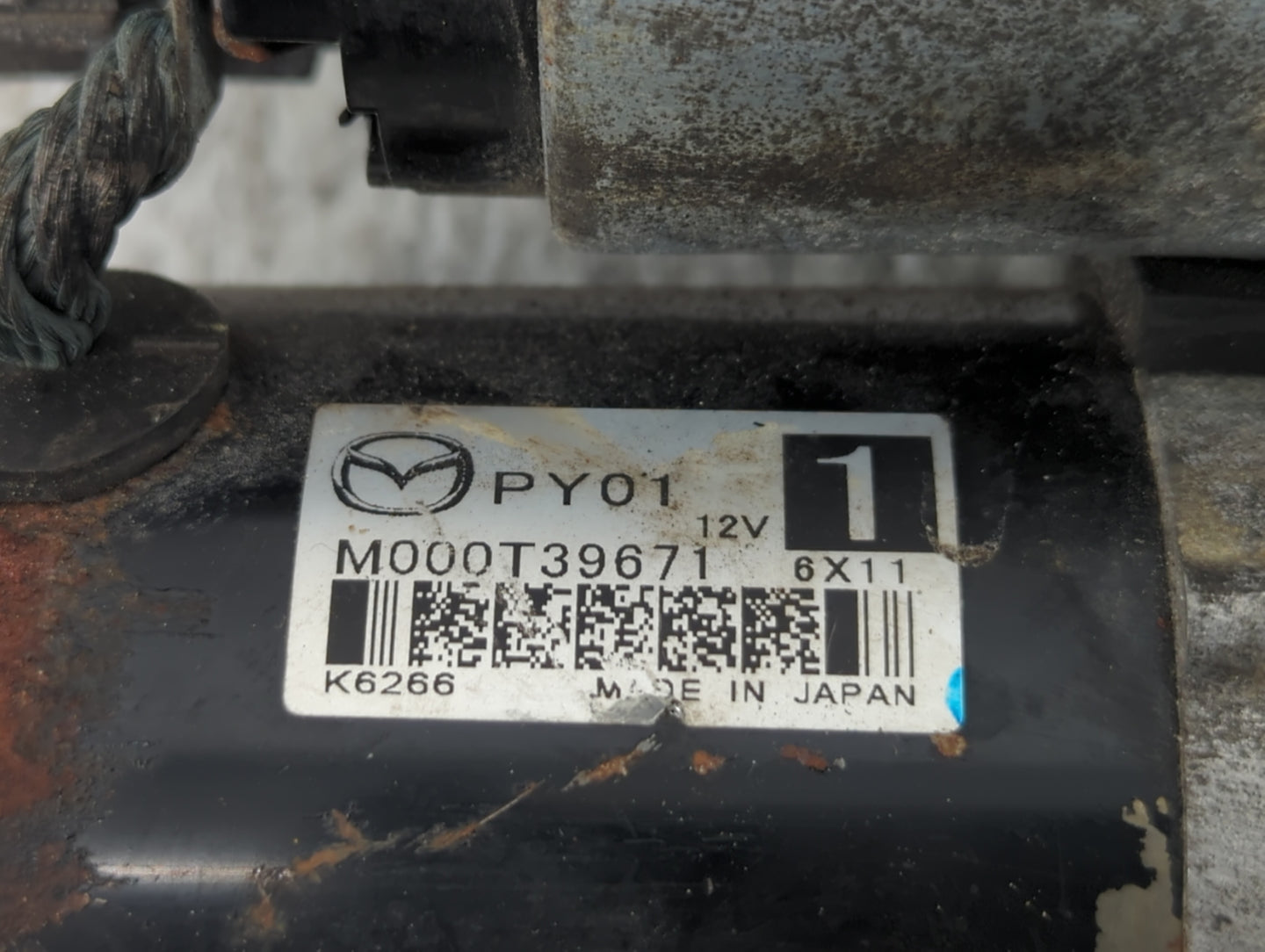 2014-2021 Mazda 6 Car Starter Motor Solenoid OEM P/N:M000T39671 Fits Fits 2014 2015 2016 2017 2018 2019 2020 2021 2022 OEM U