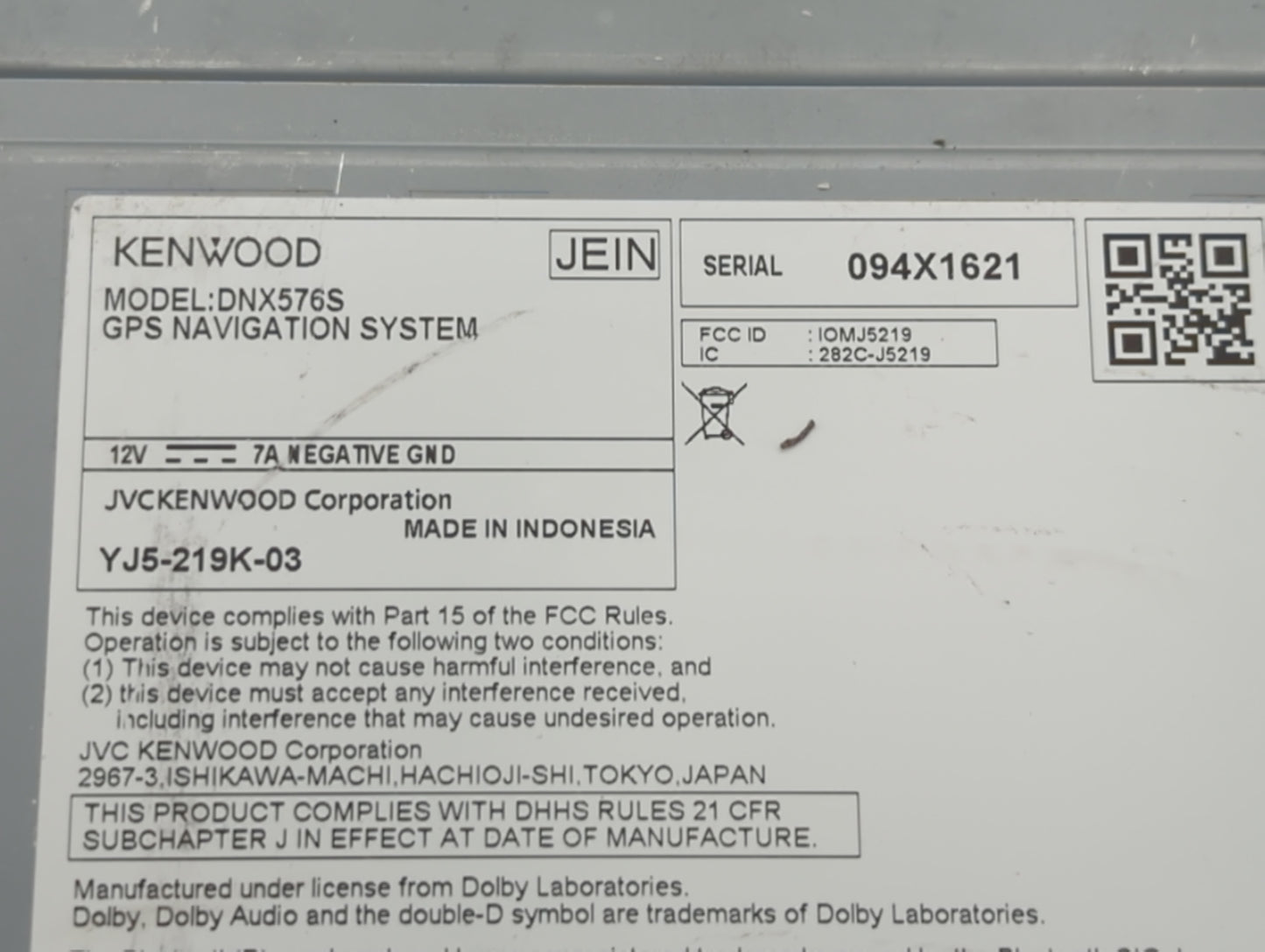Mazda 6 Information Display Screen - Oemusedautoparts1.com