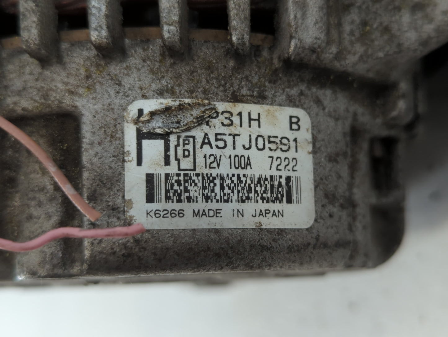 2017-2021 Mazda 6 Alternator Replacement Generator Charging Assembly Engine OEM Fits Fits 2016 2017 2018 2019 2020 2021 2022