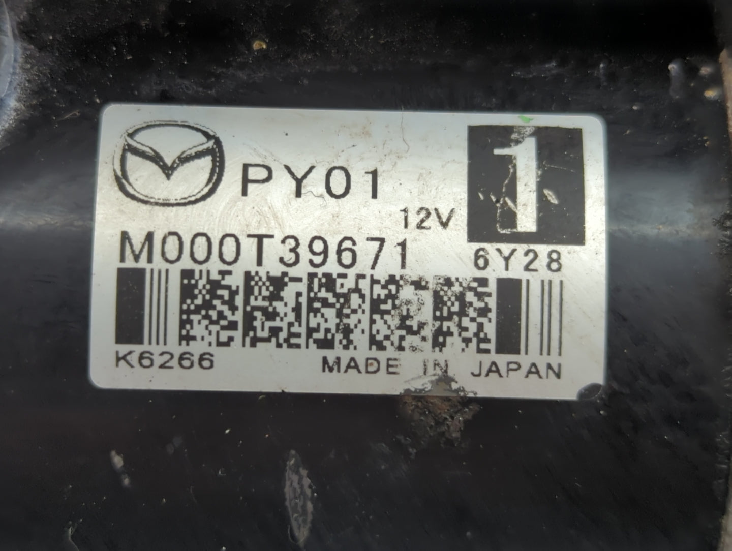 2014-2021 Mazda 6 Car Starter Motor Solenoid OEM P/N:M000T39671 Fits Fits 2014 2015 2016 2017 2018 2019 2020 2021 2022 OEM U