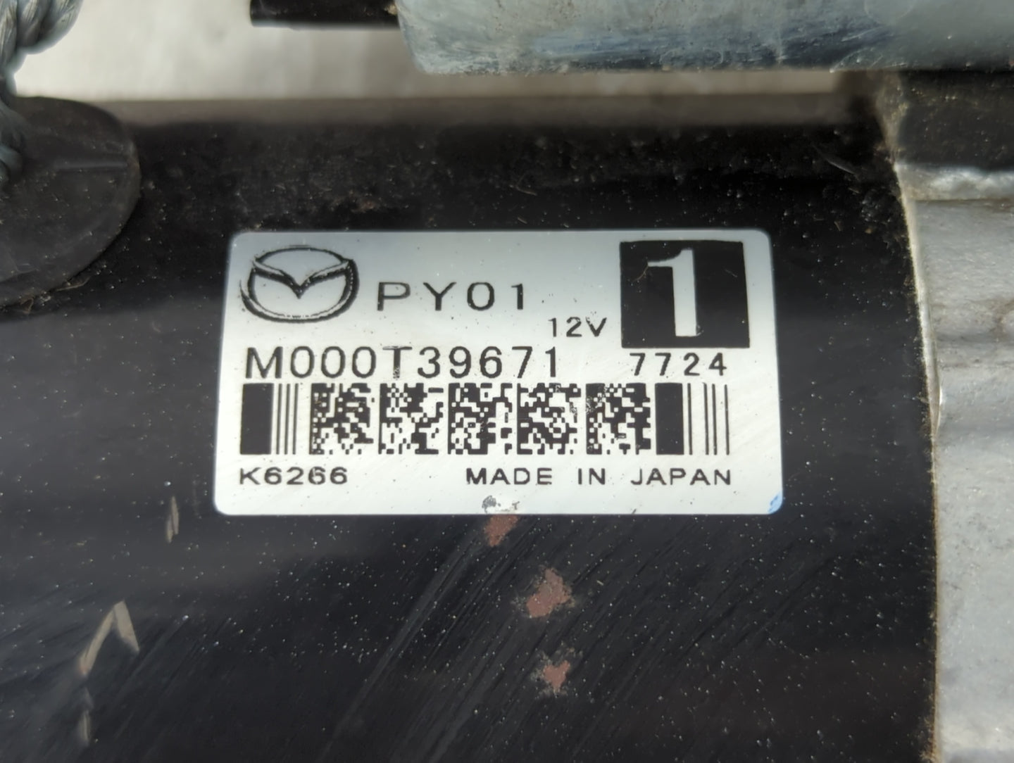 2014-2022 Mazda Cx-5 Car Starter Motor Solenoid OEM P/N:M000T39671 Fits Fits 2014 2015 2016 2017 2018 2019 2020 2021 2022 OE