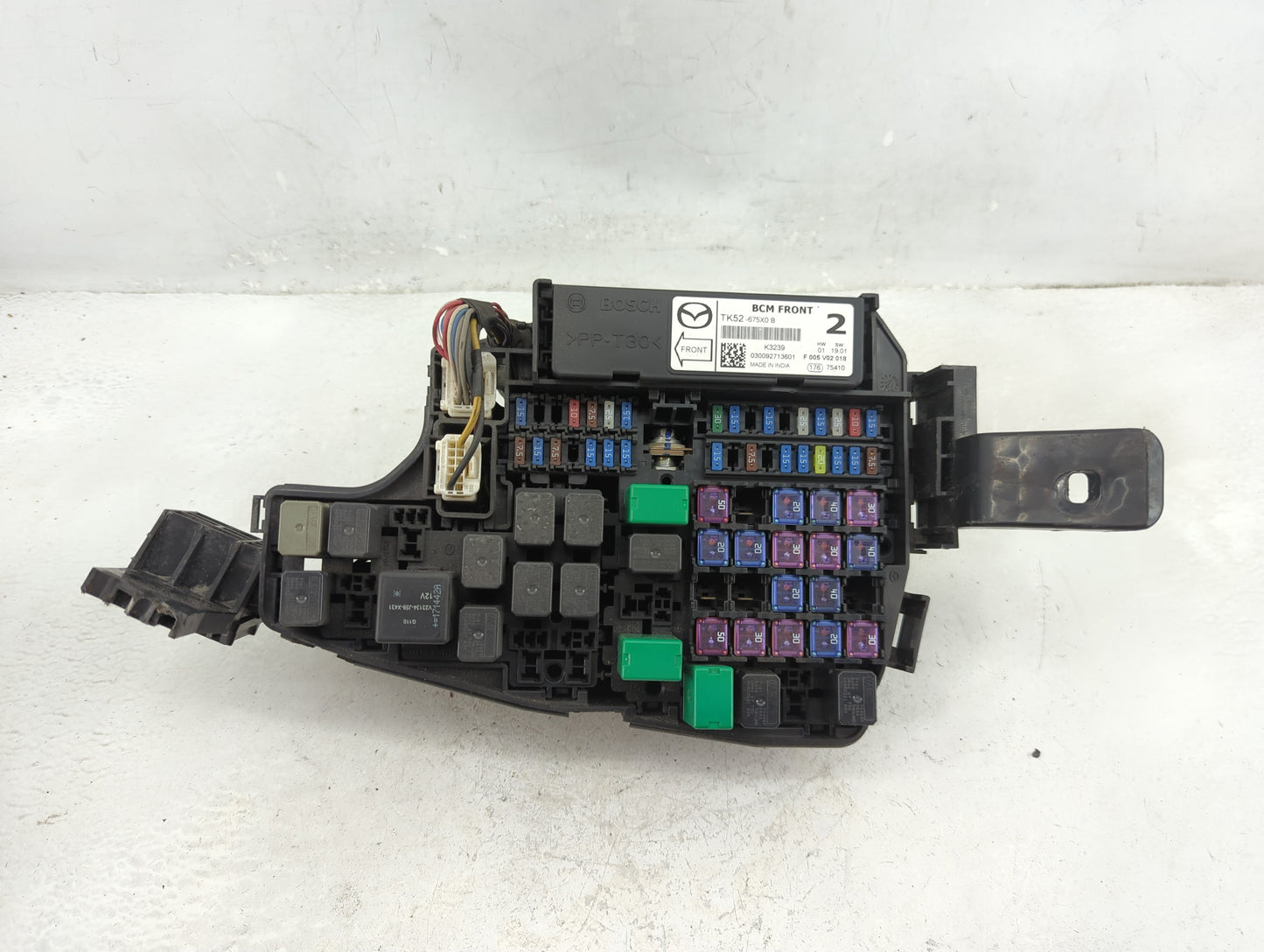 2013-2022 Mazda Cx-5 Fusebox Fuse Box Panel Relay Module P/N:K123-6676Y Fits OEM Used Auto Parts - Oemusedautoparts1.com