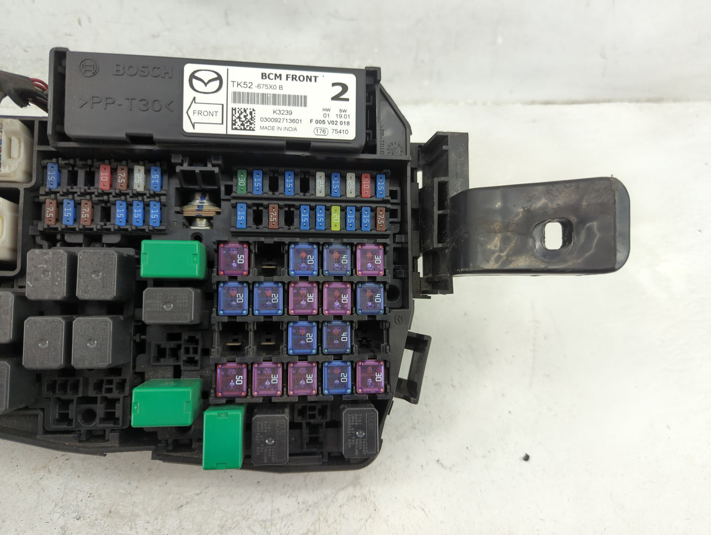 2013-2022 Mazda Cx-5 Fusebox Fuse Box Panel Relay Module P/N:K123-6676Y Fits OEM Used Auto Parts - Oemusedautoparts1.com