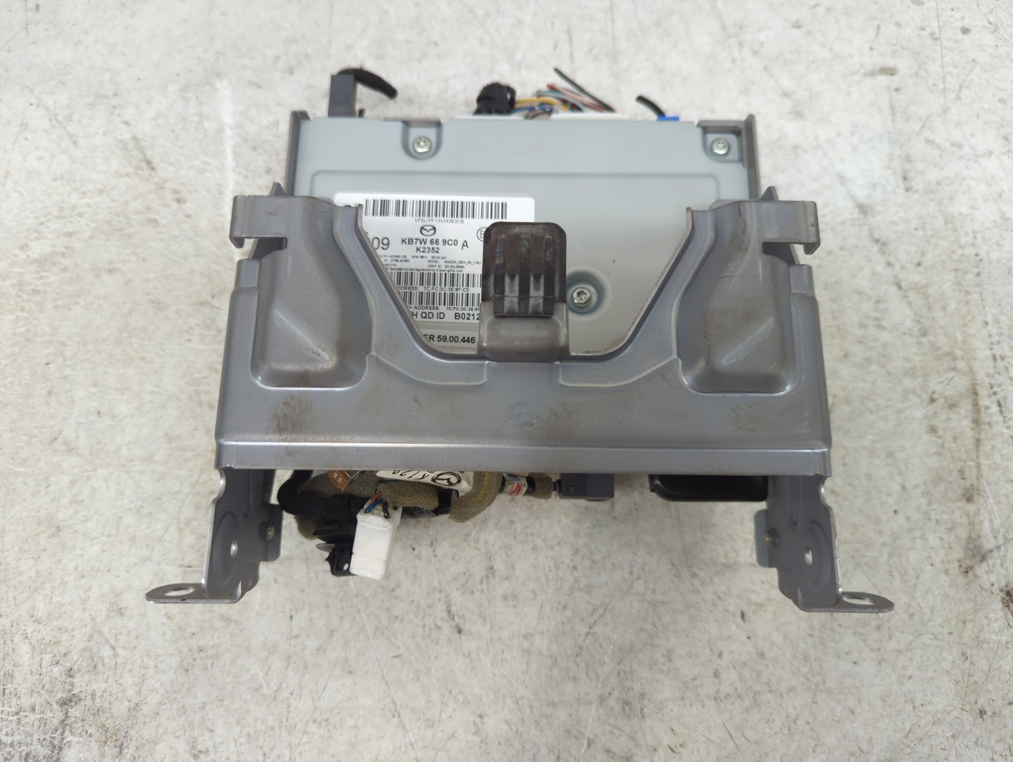 2017-2018 Mazda Cx-5 Radio AM FM Cd Player Receiver Replacement P/N:KB7W 66 9C0 Fits Fits 2017 2018 OEM Used Auto Parts - Oe
