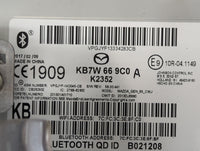 2017-2018 Mazda Cx-5 Radio AM FM Cd Player Receiver Replacement P/N:KB7W 66 9C0 Fits Fits 2017 2018 OEM Used Auto Parts - Oe