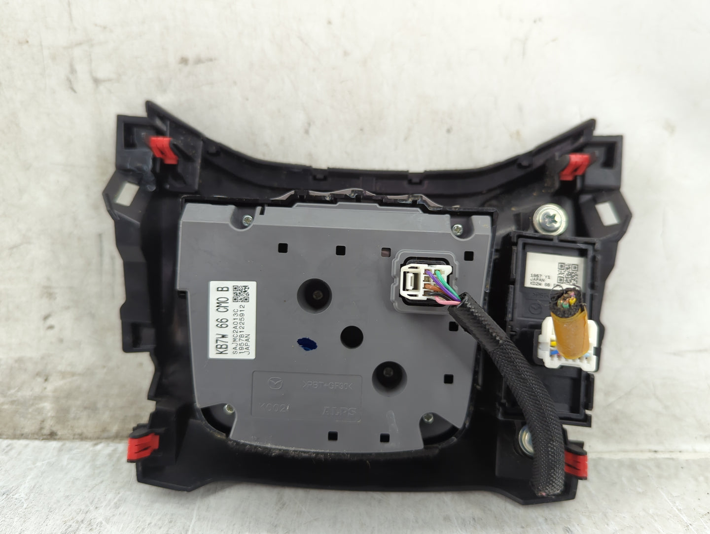 2017-2018 Mazda Cx-5 Radio Control Panel Black - Oemusedautoparts1.com