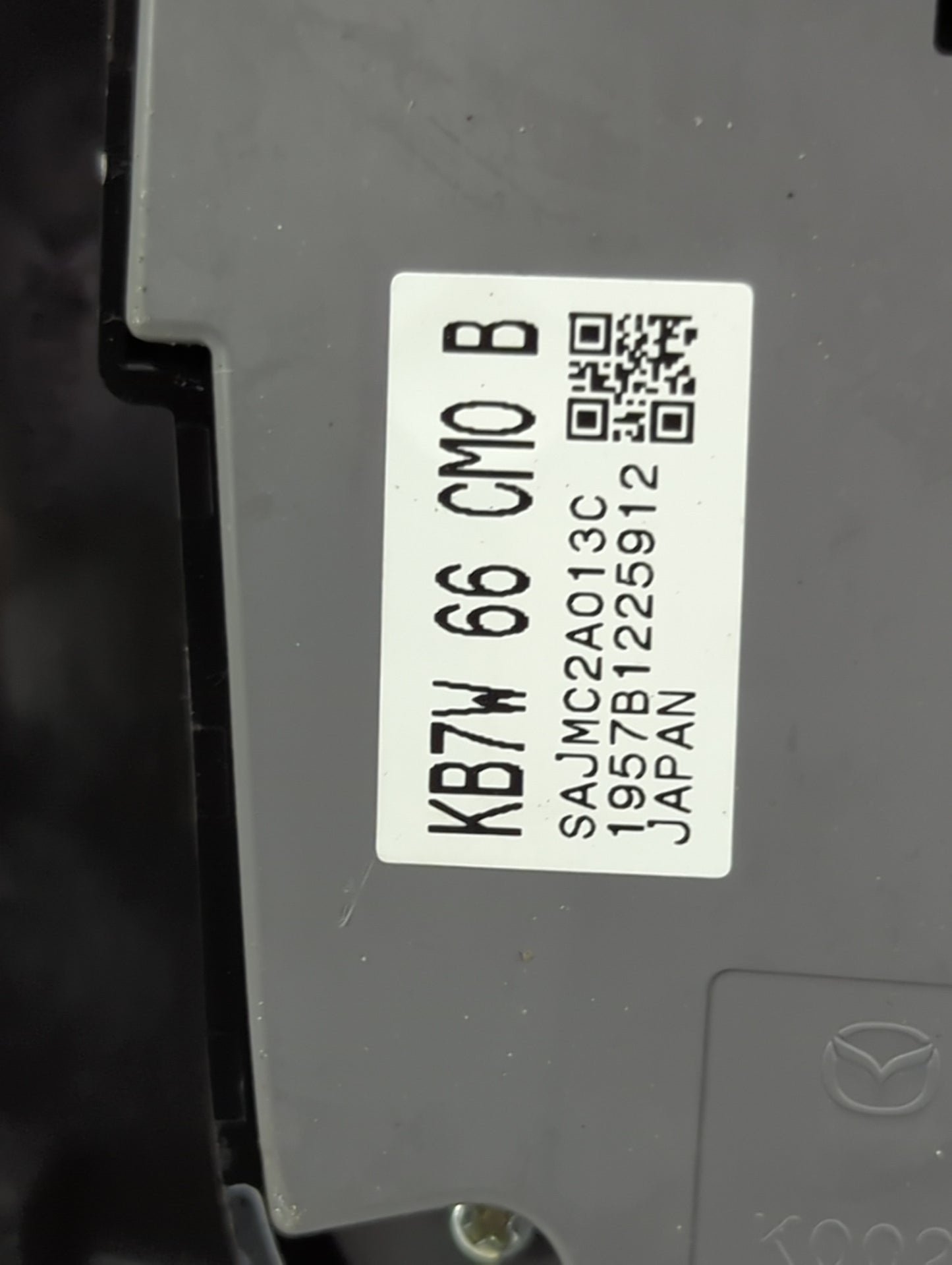 2017-2018 Mazda Cx-5 Radio Control Panel Black - Oemusedautoparts1.com