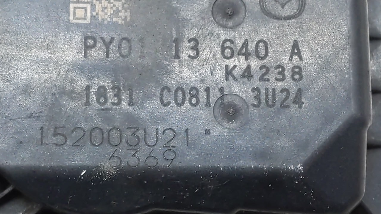 2014 Mazda Cx-5 Throttle Body P/N:PY01 13 640 A Fits OEM Used Auto Parts - Oemusedautoparts1.com
