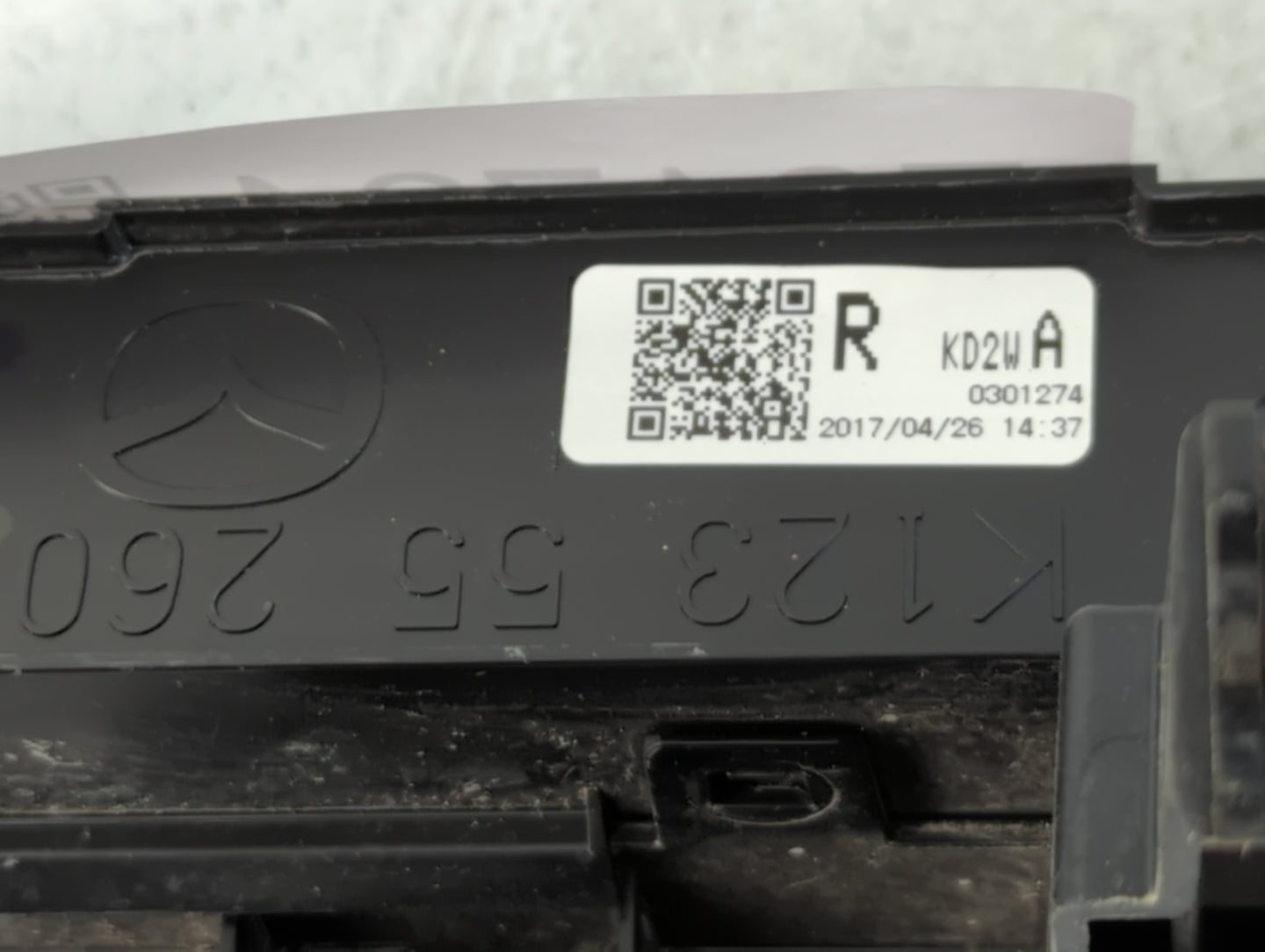 2017-2018 Mazda Cx-5 Climate Control Module Temperature AC/Heater Replacement P/N:K123 55 026 Fits Fits 2017 2018 OEM Used A