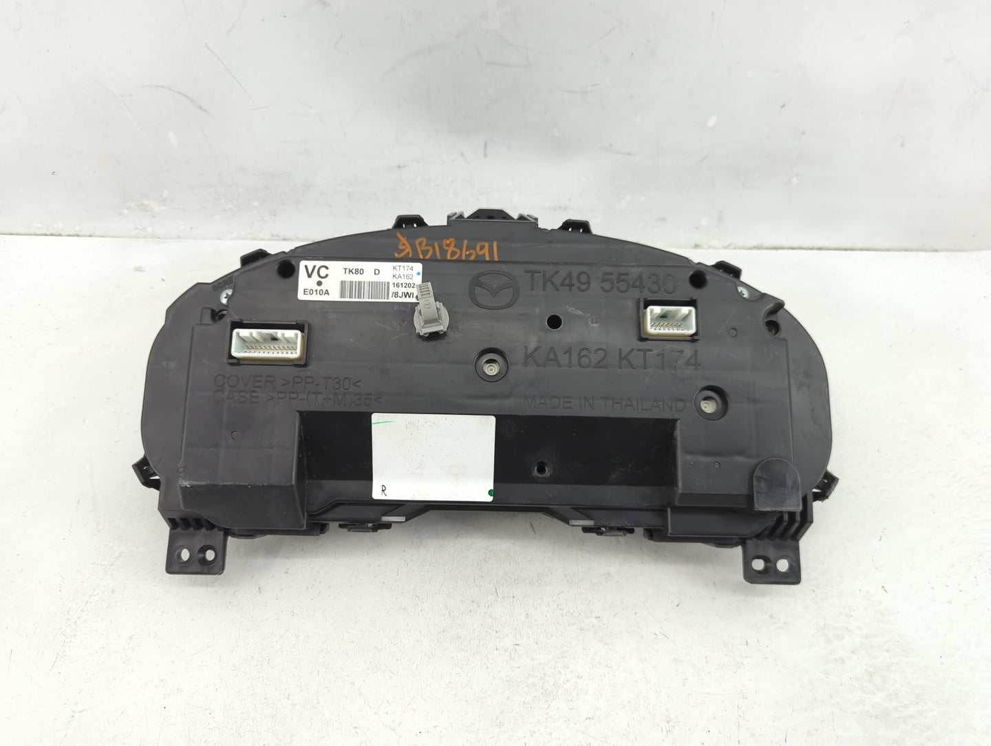 2016-2017 Mazda Cx-9 Instrument Cluster Speedometer Gauges P/N:TK4955430 Fits Fits 2016 2017 OEM Used Auto Parts - Oemusedau