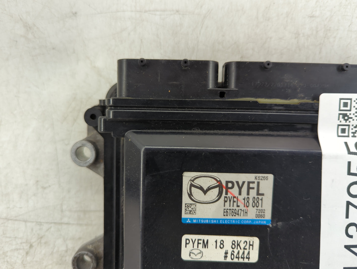2016-2022 Mazda Cx-9 PCM Engine Control Computer ECU ECM PCU OEM P/N:PYFL18881, E6T69471H, PYFM188K2H Fits OEM Used Auto Par
