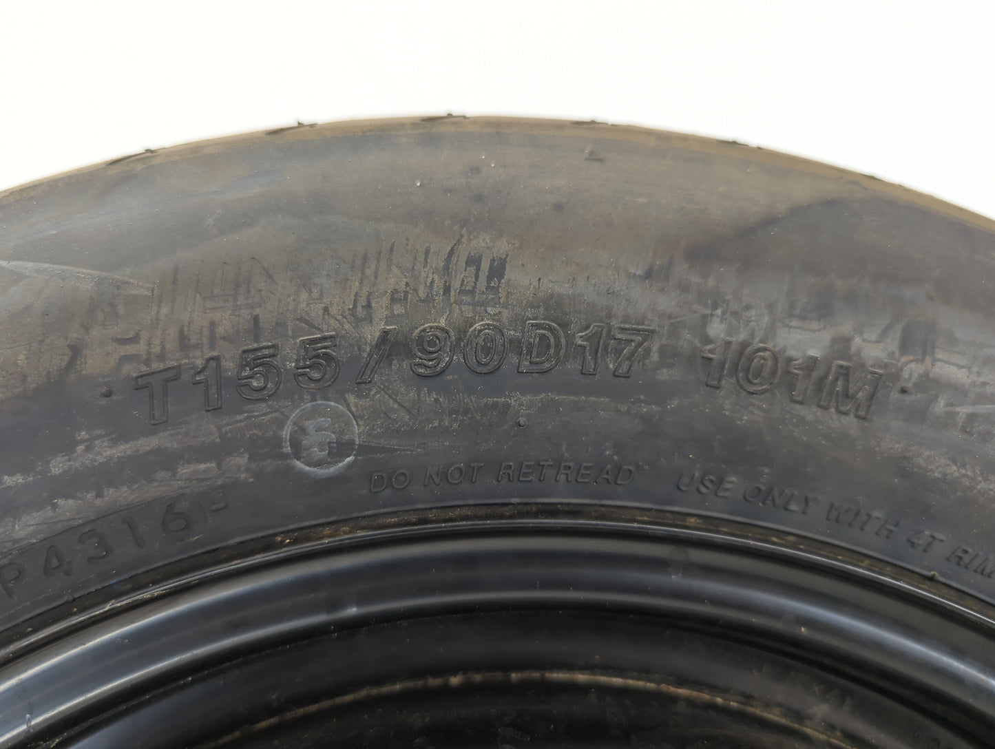 2017 Mazda Cx-9 Spare Donut Tire Wheel Rim Oem - Oemusedautoparts1.com