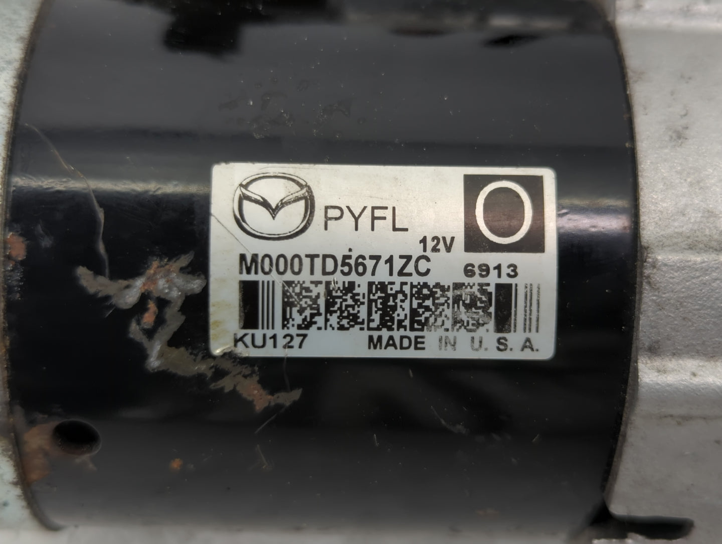2016-2022 Mazda Cx-9 Car Starter Motor Solenoid OEM P/N:M000TD5671ZC Fits Fits 2016 2017 2018 2019 2020 2021 2022 OEM Used A