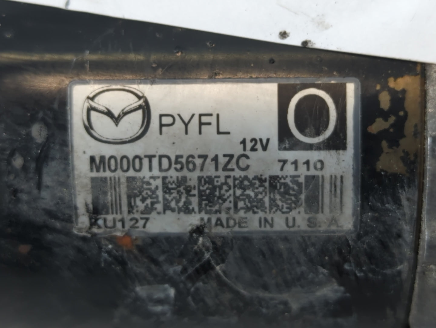 2016-2022 Mazda Cx-9 Car Starter Motor Solenoid OEM P/N:M000TD5671ZC Fits Fits 2016 2017 2018 2019 2020 2021 2022 OEM Used A