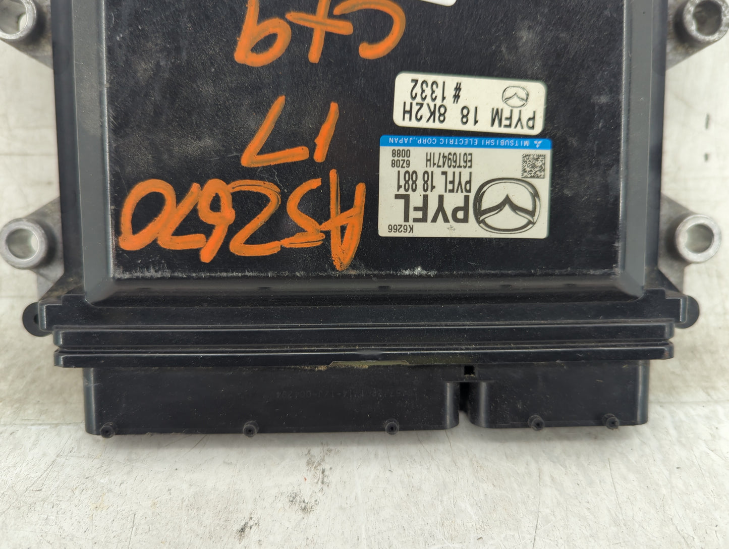2017 Mazda Cx9 PCM Engine Control Computer ECU ECM PCU OEM P/N:PYFL 18 881 PYFM 18 8K2H Fits Fits 2016 2018 2019 2020 2021 2