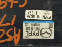 2017 Mazda Cx9 PCM Engine Control Computer ECU ECM PCU OEM P/N:PYFL 18 881 PYFM 18 8K2H Fits Fits 2016 2018 2019 2020 2021 2