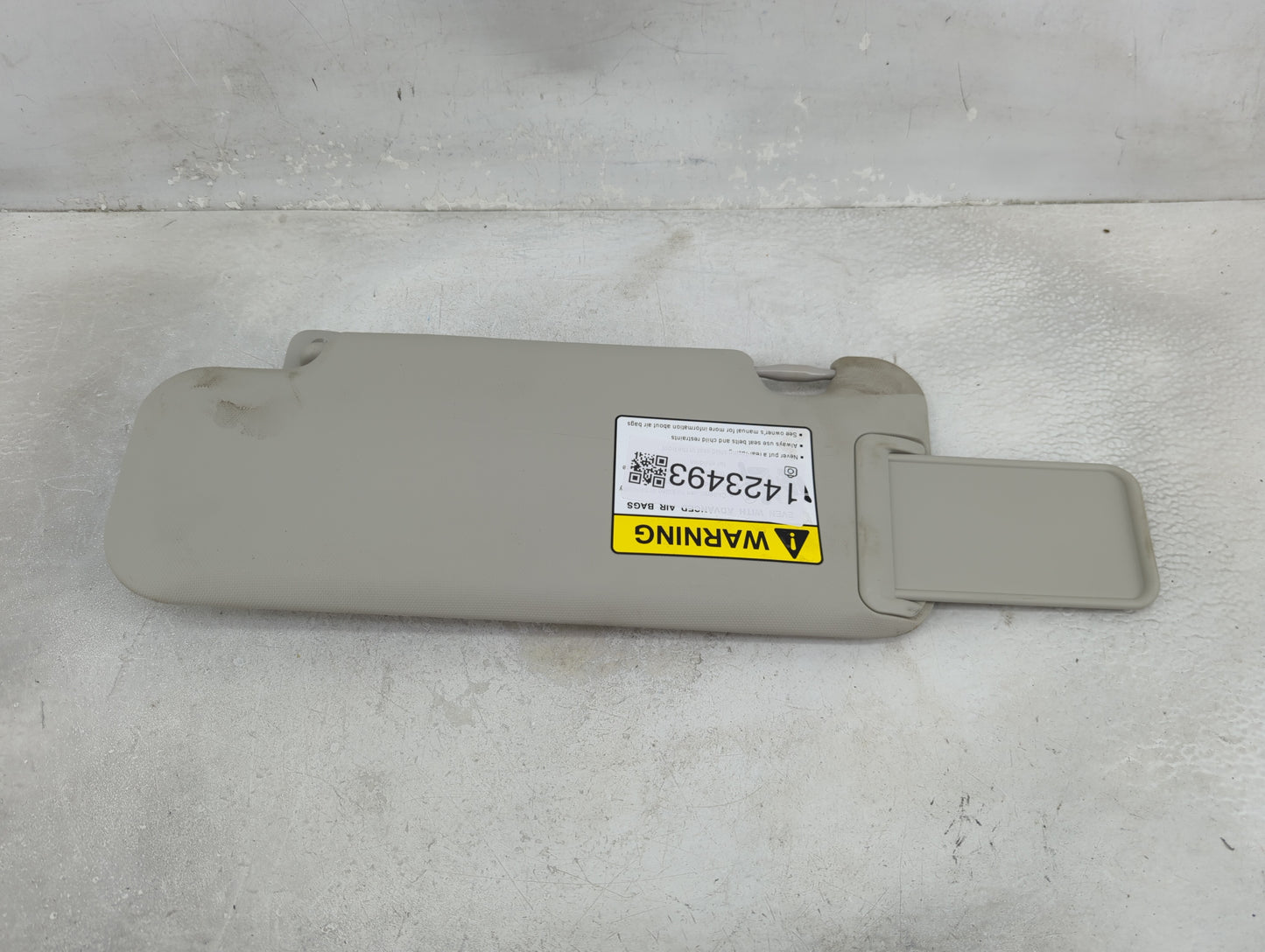 2017 Mazda Mazda3 Sun Visor Shade Replacement Passenger Right Mirror Fits Fits 2014 2015 2016 2018 OEM Used Auto Parts - Oem