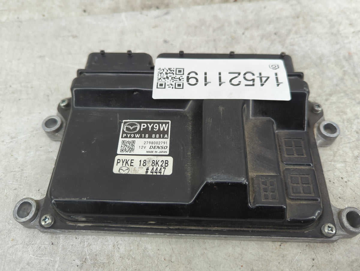 2017 Mazda Mazda3 PCM Engine Control Computer ECU ECM PCU OEM P/N:PY9W18881A 2798002791, PYKE188K2B OEM Used Auto Parts - Oe