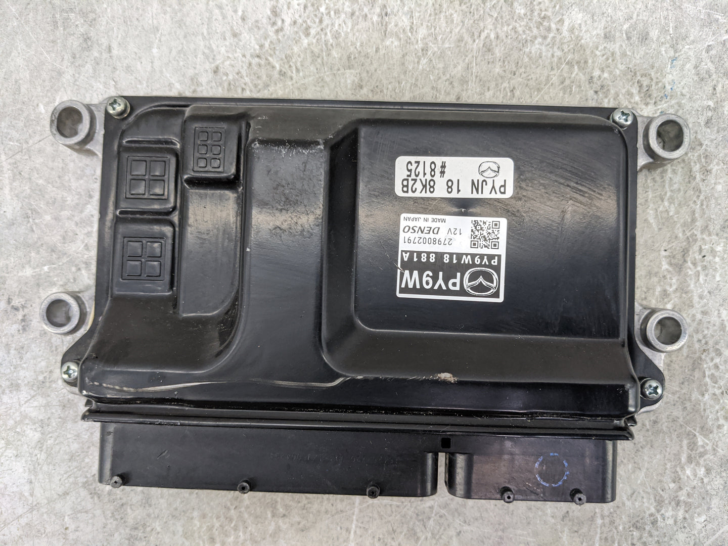 2017 Mazda Mazda6 PCM Engine Control Computer ECU ECM PCU OEM P/N:PY9W18881A PYJN188K2B, 2798002791 Fits Fits 2016 2018 OEM 