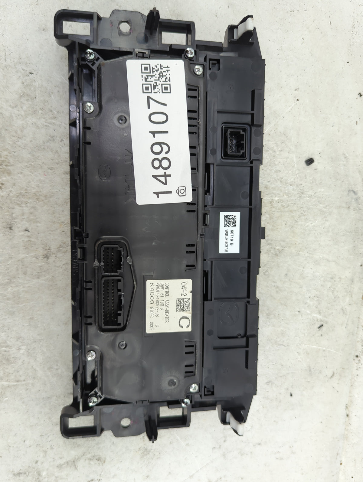 2017 Mazda Mazda6 Climate Control Module Temperature AC/Heater Replacement P/N:GRV161190A KA0001, VPGALH18K257JB Fits OEM Us