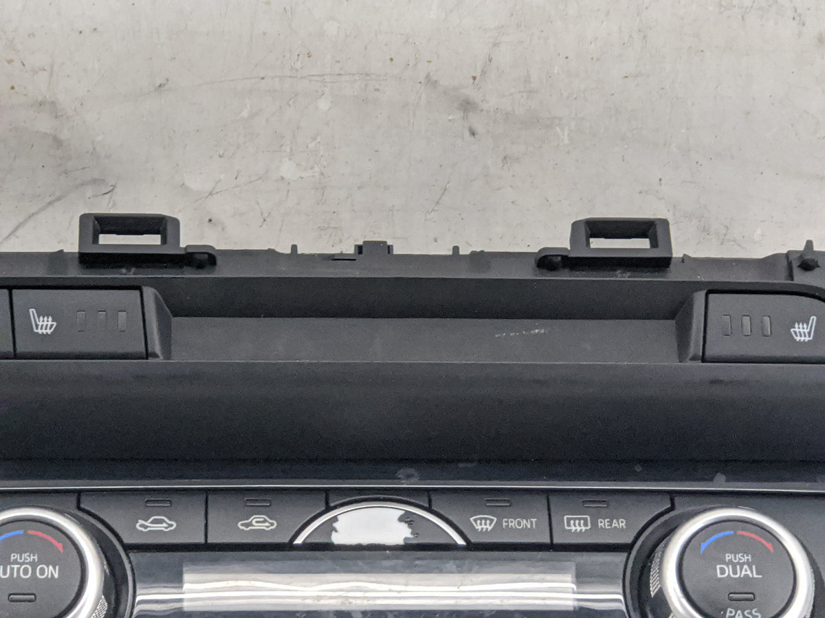 2017 Mazda Mazda6 Climate Control Module Temperature AC/Heater Replacement P/N:GRV1 61 190 C VPGALH-18C612-JD, K4000 7E23A F