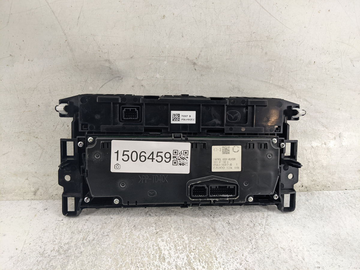 2017 Mazda Mazda6 Climate Control Module Temperature AC/Heater Replacement P/N:GRV1 61 190 C VPGALH-18C612-JD, K4000 7E23A F