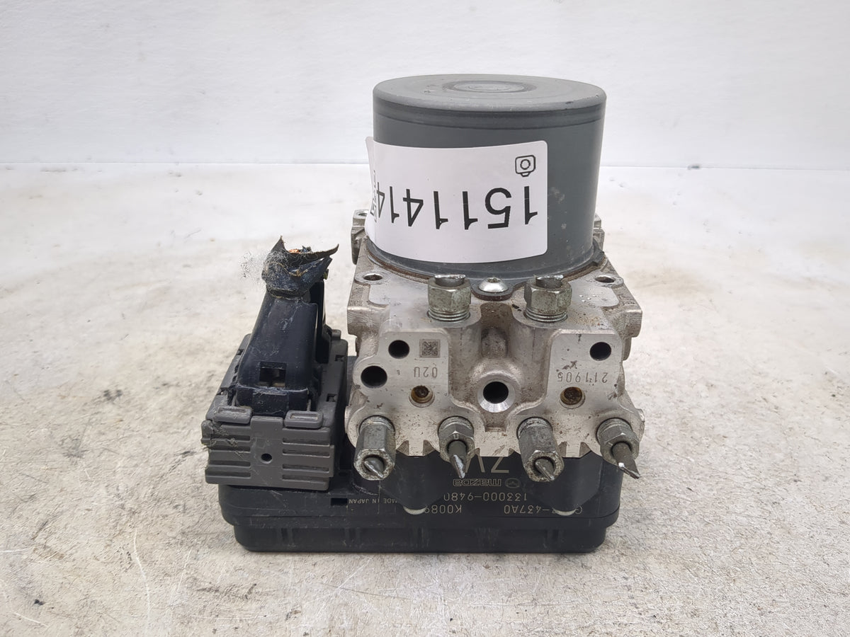 2017 Mazda Mazda6 Anti-Lock Brake ABS Pump Module Actuator OEM P/N:GMK-437A0 133000-9480, K0086 Fits OEM Used Auto Parts - O