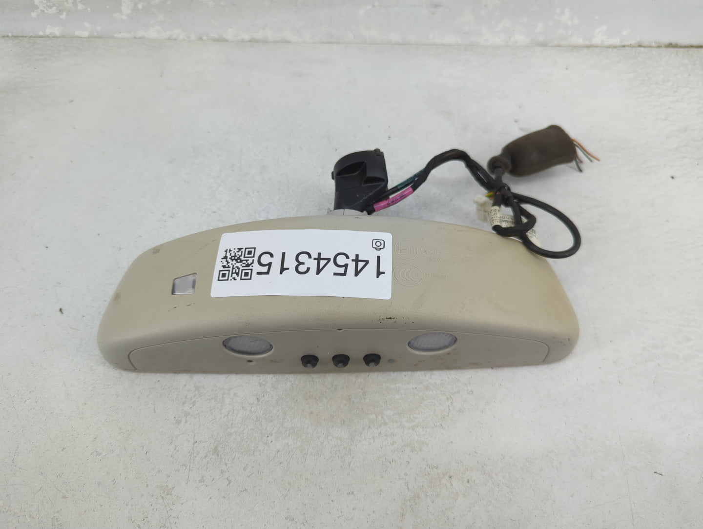 2017 Mercedes-Benz C-Class Interior Rear View Mirror Replacement OEM P/N:026530 GNTX-822 Fits Fits 2015 2016 2018 OEM Used A