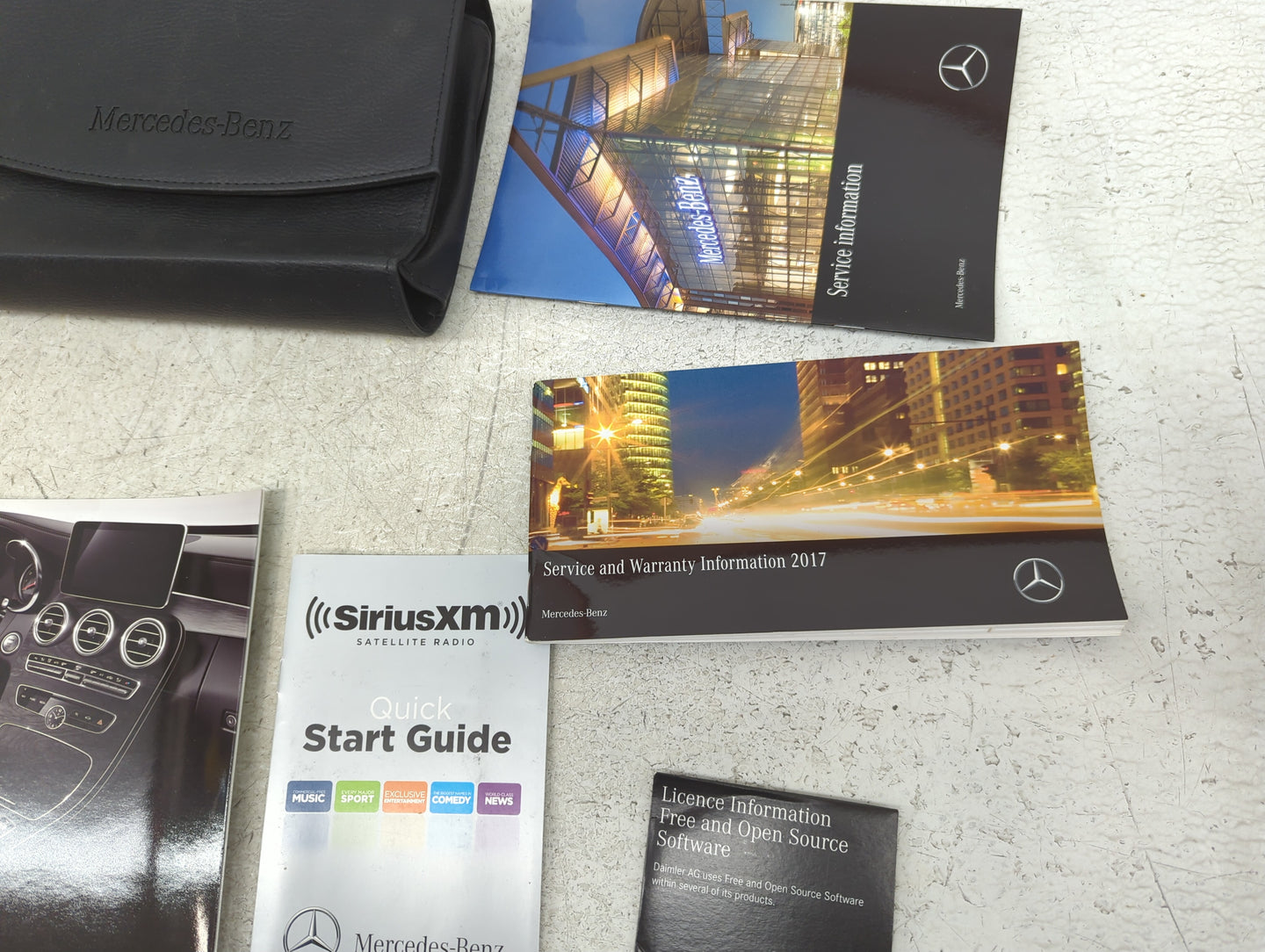 2017 Mercedes-Benz C300 Owners Manual Book Guide P/N:205 584 61 OEM Used Auto Parts - Oemusedautoparts1.com