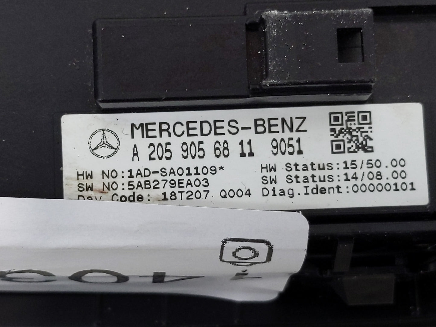 2015-2017 Mercedes-Benz C300 Master Power Window Switch Replacement Driver Side Left P/N:2059056811 Fits Fits 2015 2016 2017