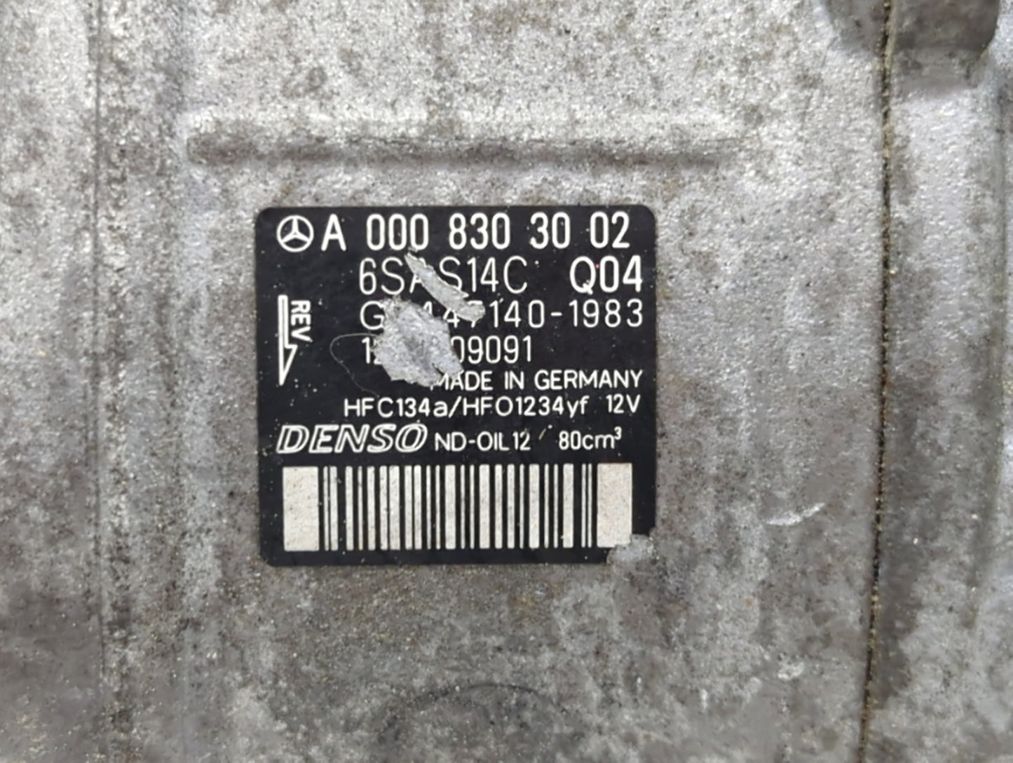 2017-2021 Mercedes-benz C300 Air Conditioning A/c Ac Compressor Oem - Oemusedautoparts1.com