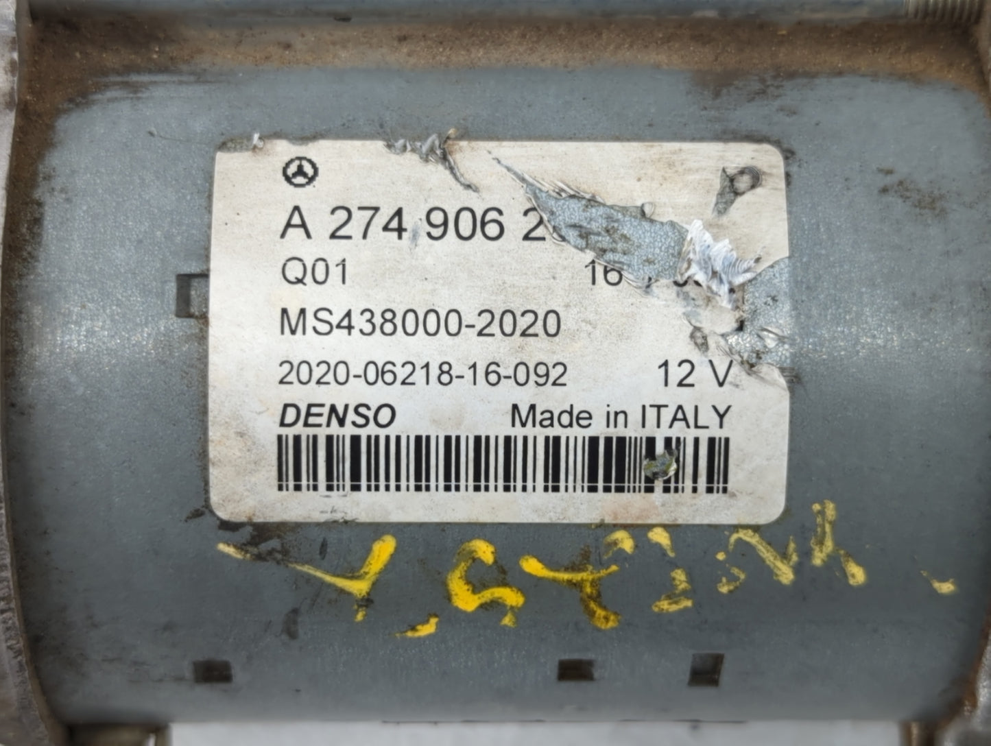 2015-2018 Mercedes-Benz C300 Car Starter Motor Solenoid OEM P/N:MS438000-2020 A 274 906 21 00 Fits OEM Used Auto Parts - Oem