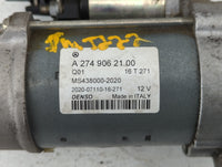 2015-2018 Mercedes-Benz C300 Car Starter Motor Solenoid OEM P/N:A 274 906 21 00 Fits Fits 2015 2016 2017 2018 2019 2020 2021