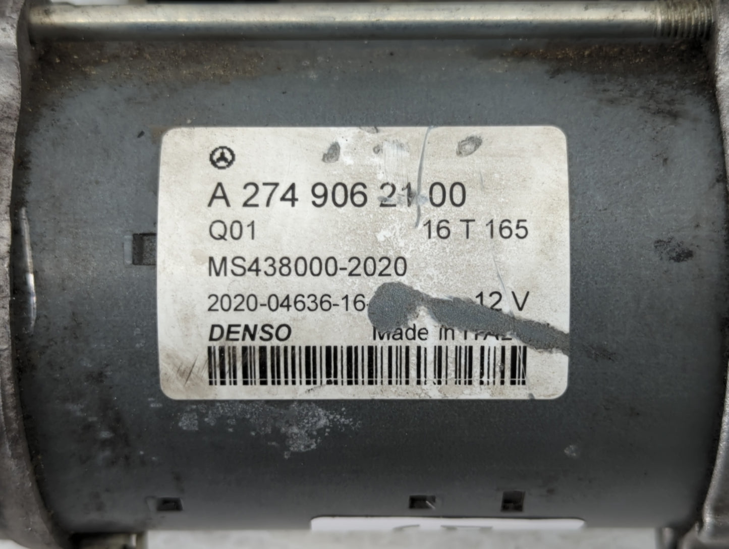 2015-2018 Mercedes-Benz C300 Car Starter Motor Solenoid OEM P/N:A 274 906 21 00 Fits Fits 2015 2016 2017 2018 2019 2020 2021