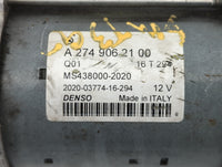 2015-2018 Mercedes-Benz C300 Car Starter Motor Solenoid OEM P/N:A 274 906 21 00 Fits Fits 2015 2016 2017 2018 2019 2020 2021