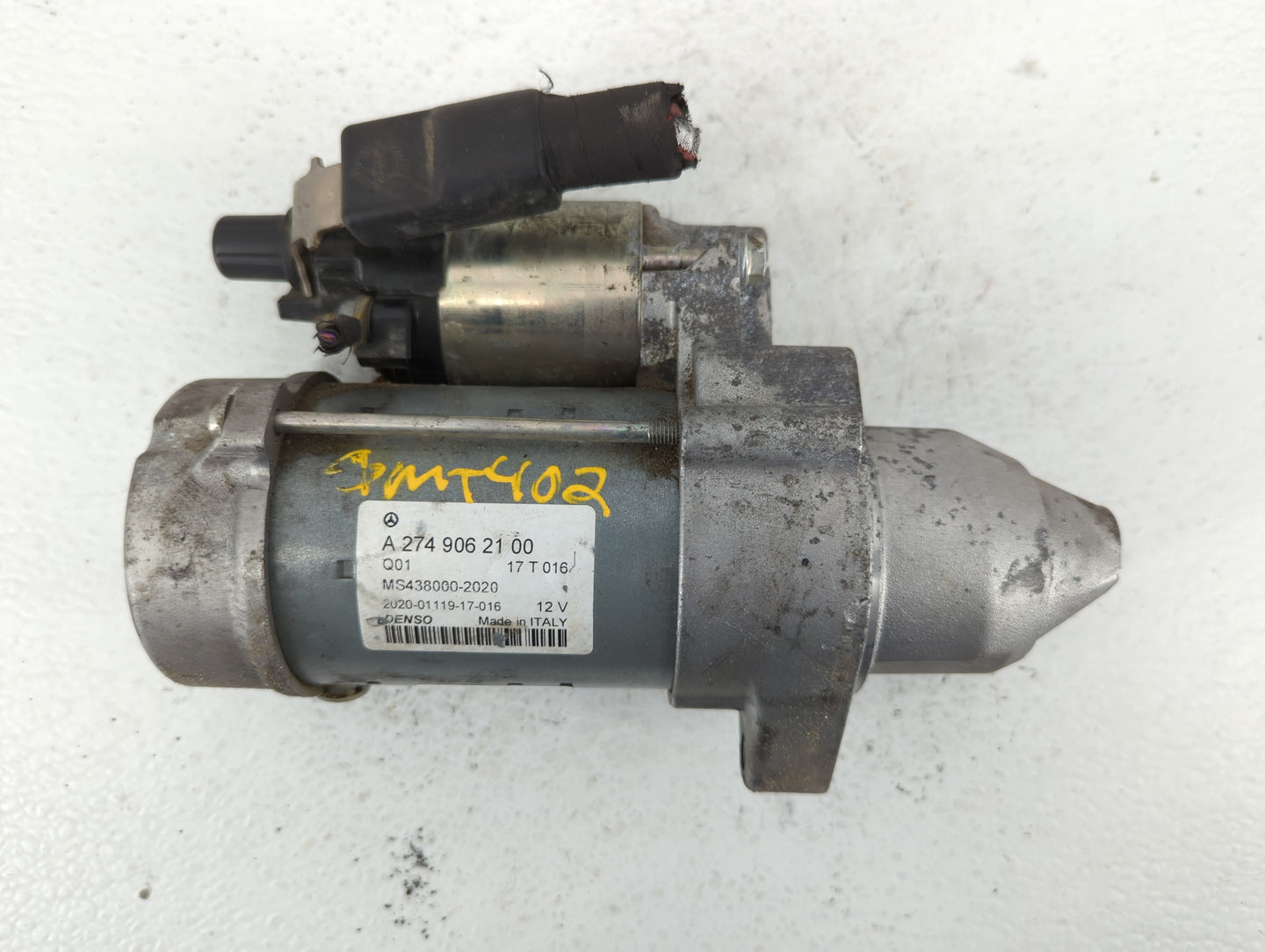 2015-2018 Mercedes-Benz C300 Car Starter Motor Solenoid OEM P/N:A 274 906 21 00 Fits Fits 2015 2016 2017 2018 2019 2020 2021