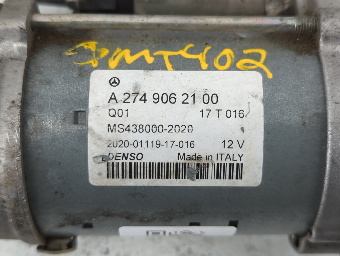 2015-2018 Mercedes-Benz C300 Car Starter Motor Solenoid OEM P/N:A 274 906 21 00 Fits Fits 2015 2016 2017 2018 2019 2020 2021