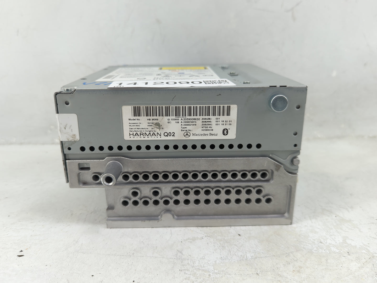 2017 Mercedes-Benz C350 Radio AM FM Cd Player Receiver Replacement P/N:2059021916 2059010615, 2059008630 Fits OEM Used Auto 