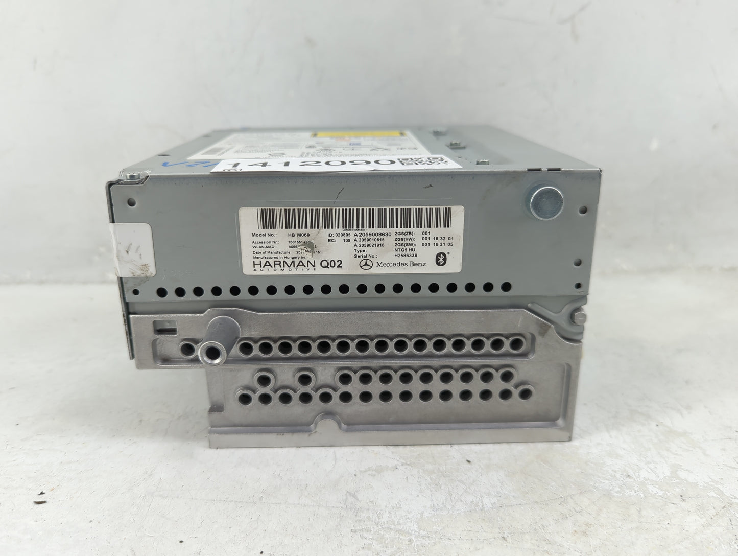 2017 Mercedes-Benz C350 Radio AM FM Cd Player Receiver Replacement P/N:2059021916 2059010615, 2059008630 Fits OEM Used Auto 
