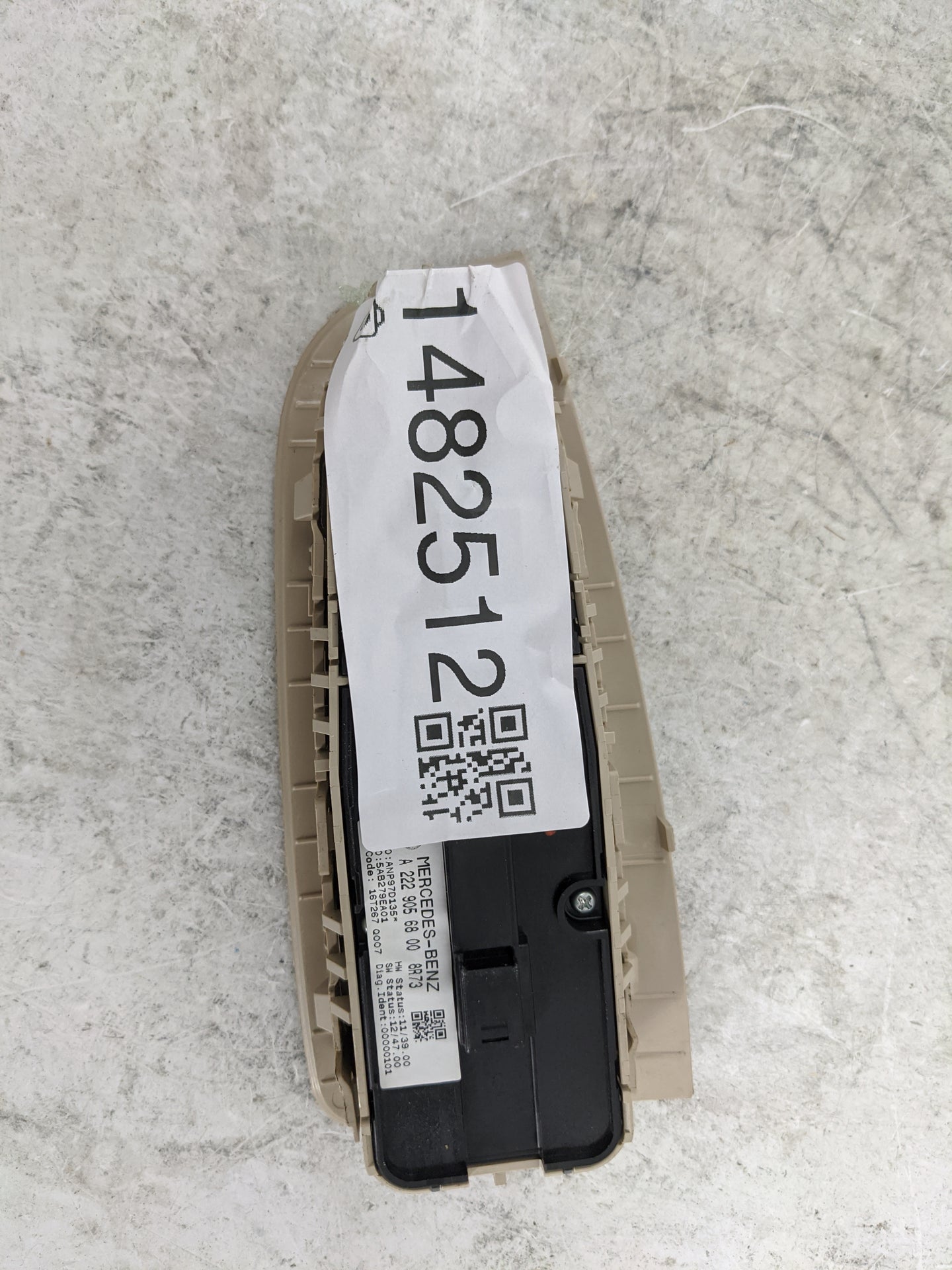 2017 Mercedes-Benz Cclass Master Power Window Switch Replacement Driver Side Left P/N:A2229056800 2472187 Fits Fits 2015 201