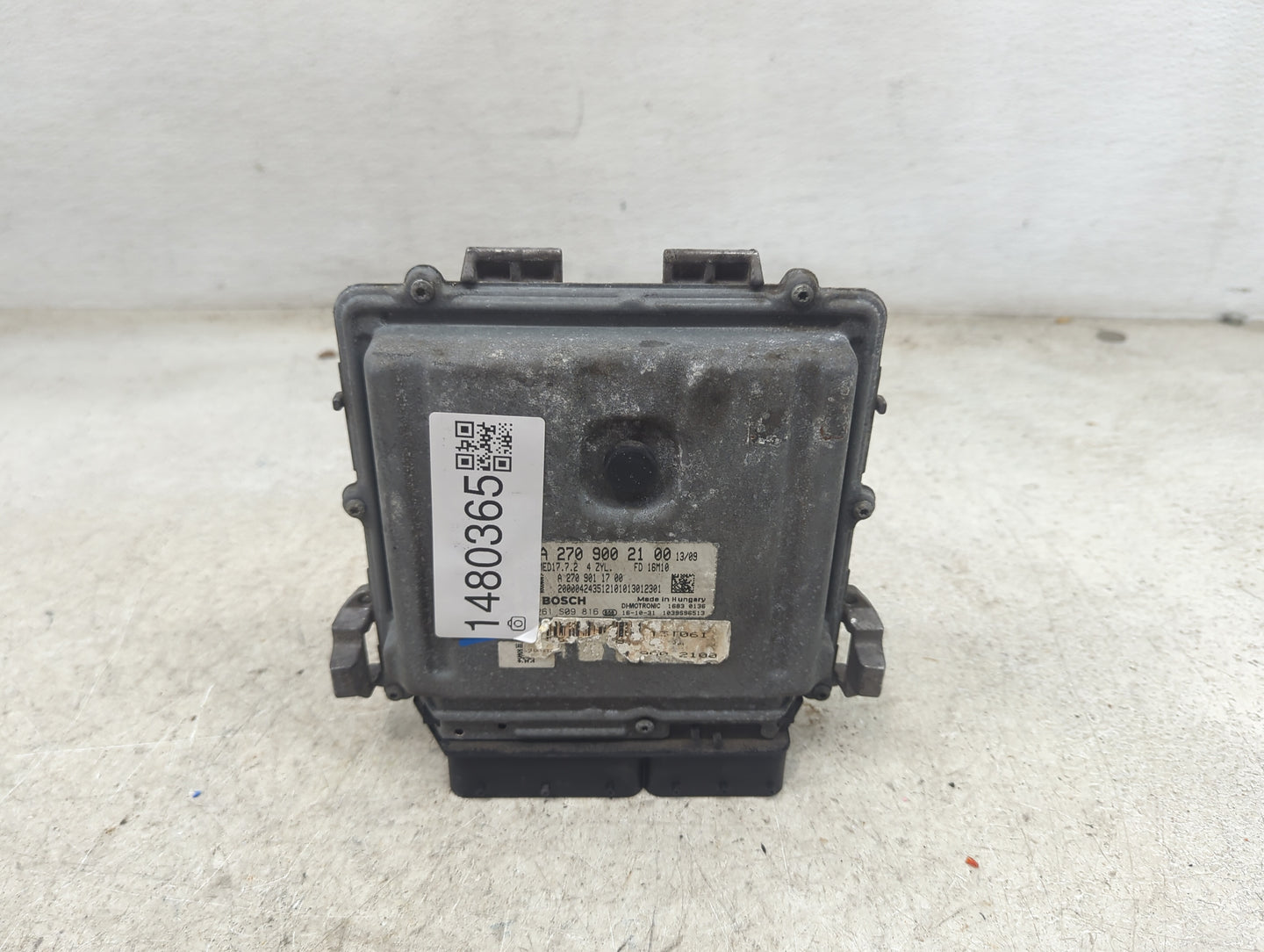 2014-2019 Mercedes-Benz Cla250 PCM Engine Control Computer ECU ECM PCU OEM P/N:A 270 900 21 00 A 270 901 17 00 Fits OEM Used