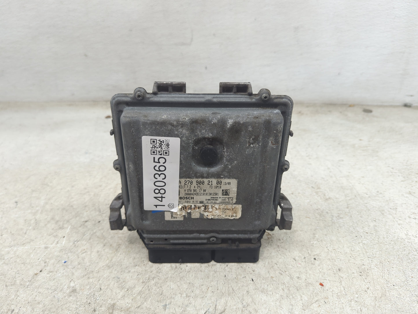 2014-2019 Mercedes-Benz Cla250 PCM Engine Control Computer ECU ECM PCU OEM P/N:A 270 900 21 00 A 270 901 17 00 Fits OEM Used