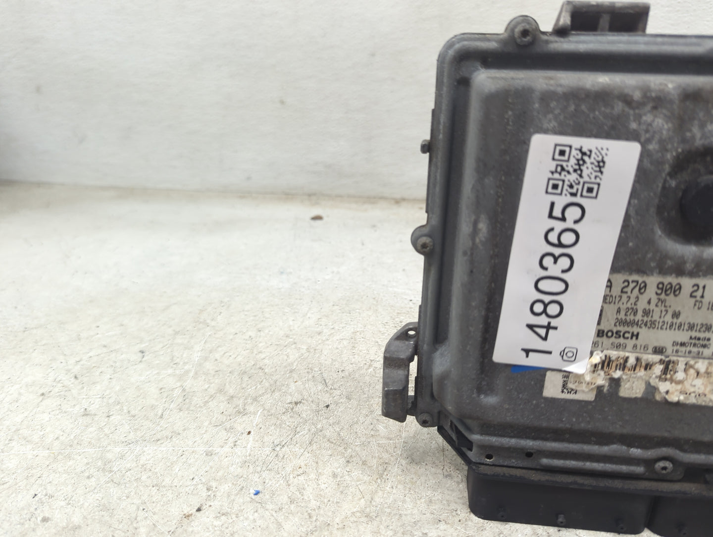 2014-2019 Mercedes-Benz Cla250 PCM Engine Control Computer ECU ECM PCU OEM P/N:A 270 900 21 00 A 270 901 17 00 Fits OEM Used