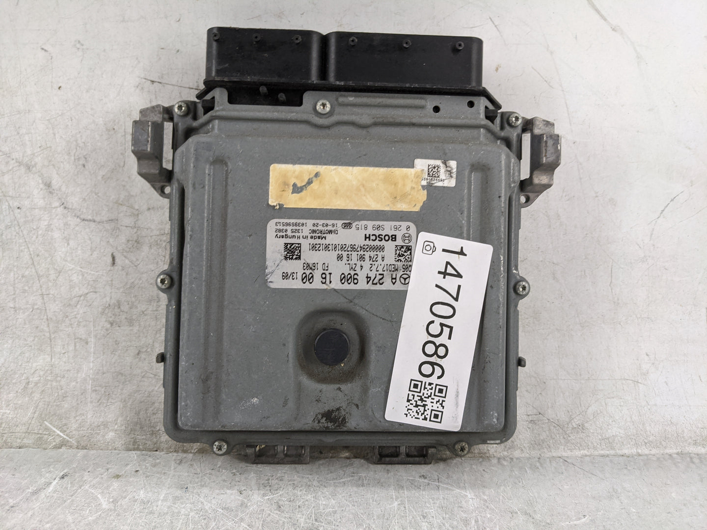 2017 Mercedes-Benz E-Class PCM Engine Control Computer ECU ECM PCU OEM P/N:A2749001600 A2749011600 Fits Fits 2016 2018 2019 