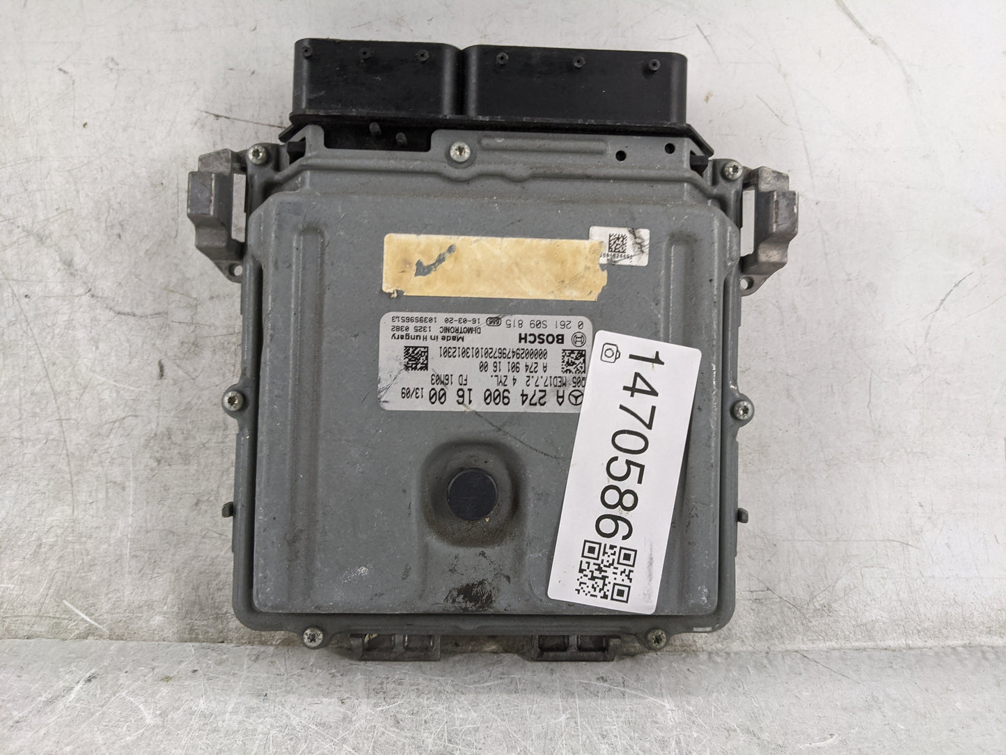 2017 Mercedes-Benz E-Class PCM Engine Control Computer ECU ECM PCU OEM P/N:A2749001600 A2749011600 Fits Fits 2016 2018 2019 