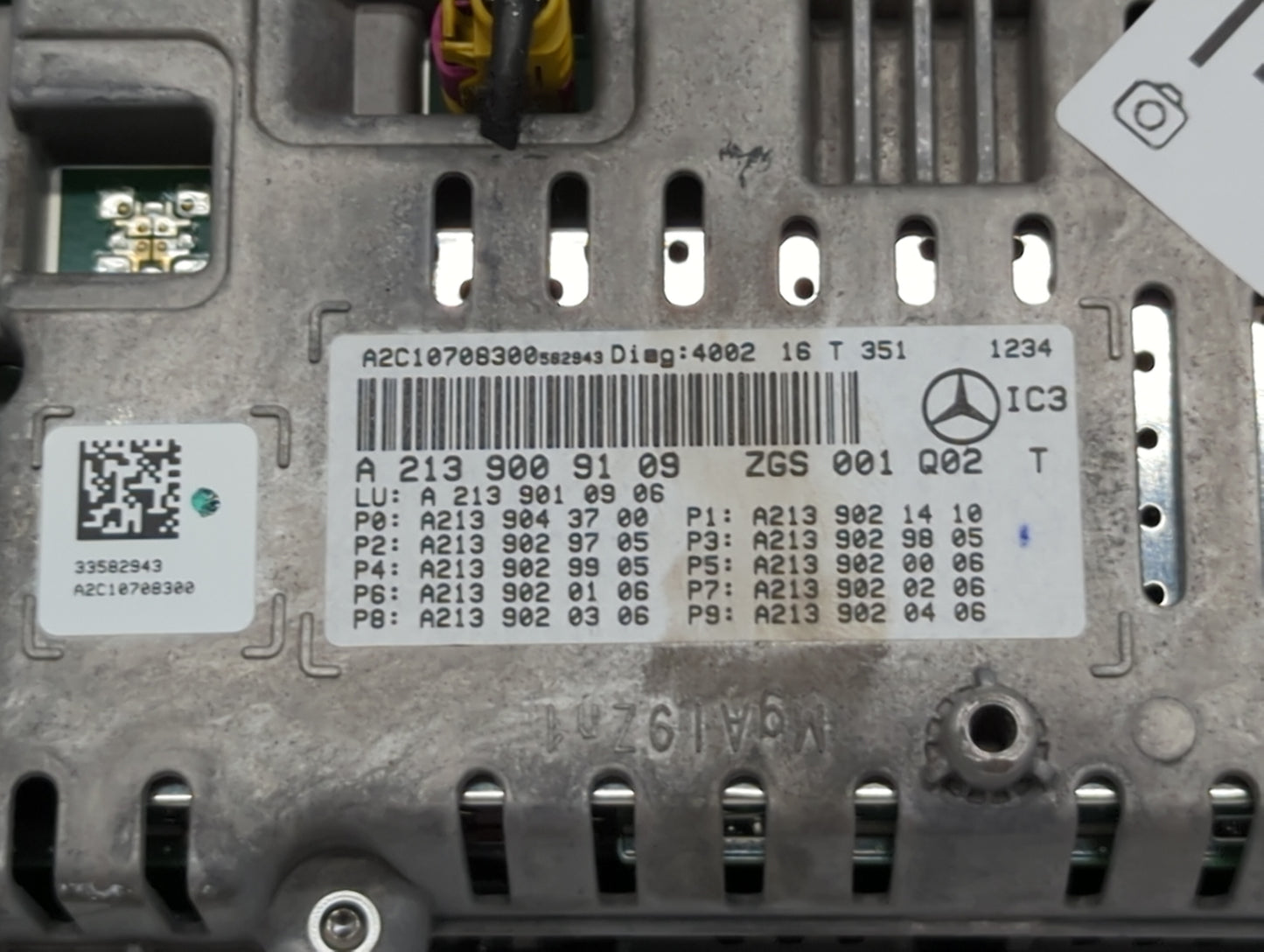 2017 Mercedes-Benz E350 Instrument Cluster Speedometer Gauges P/N:A 2013 900 91 09 Miles: Fits OEM Used Auto Parts - Oemused