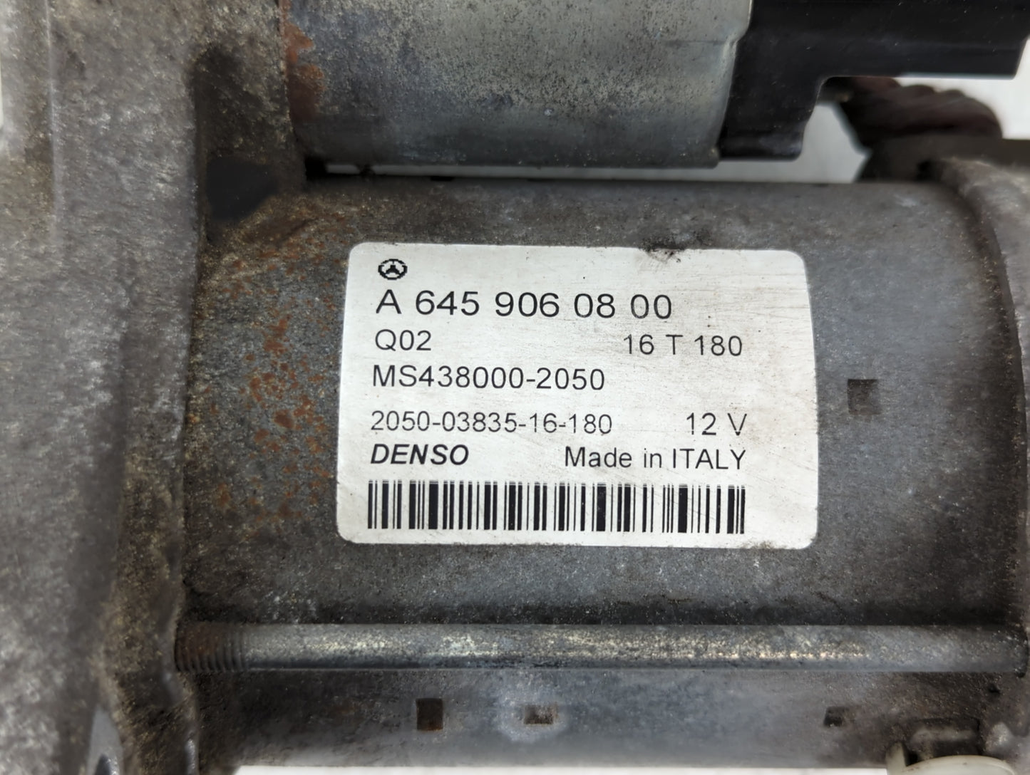 2015-2020 Mercedes-Benz Gla250 Car Starter Motor Solenoid OEM P/N:A 645 906 08 00 Fits OEM Used Auto Parts - Oemusedautopart