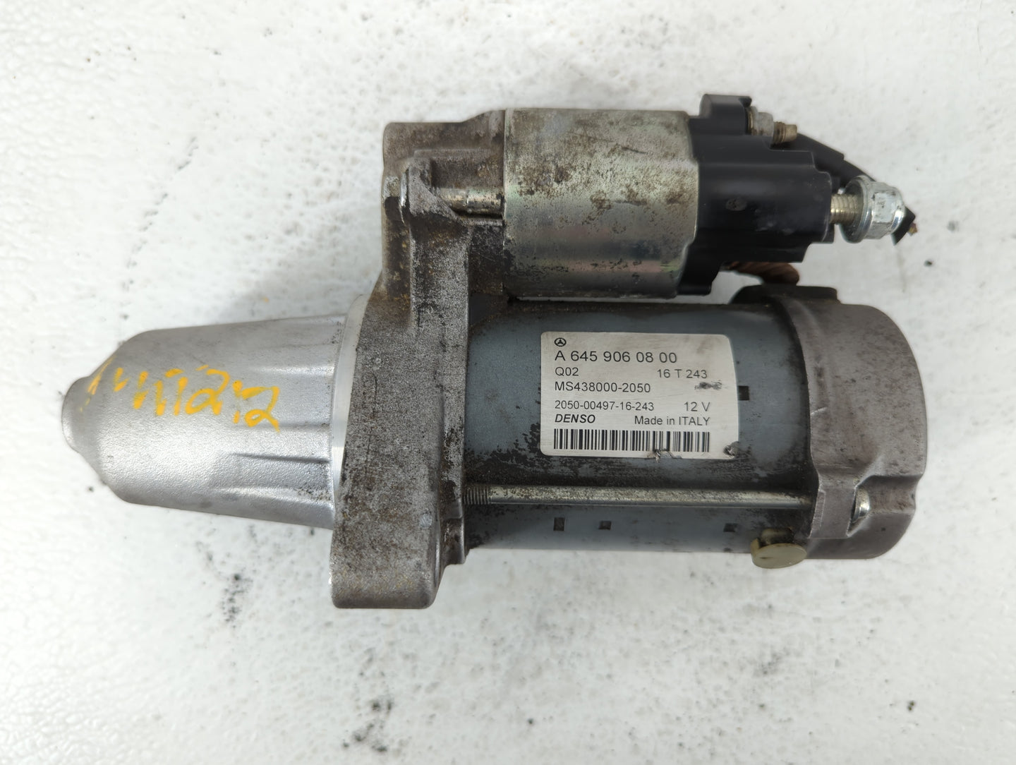2015-2020 Mercedes-Benz Gla250 Car Starter Motor Solenoid OEM P/N:16 T 243 2050-00497 Fits OEM Used Auto Parts - Oemusedauto
