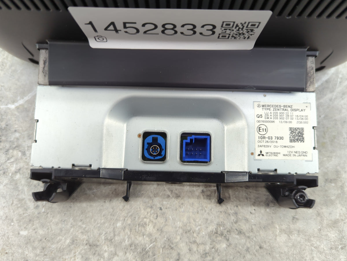 2016-2019 Mercedes-benz Glc300 Information Radio Display Screen - Oemusedautoparts1.com